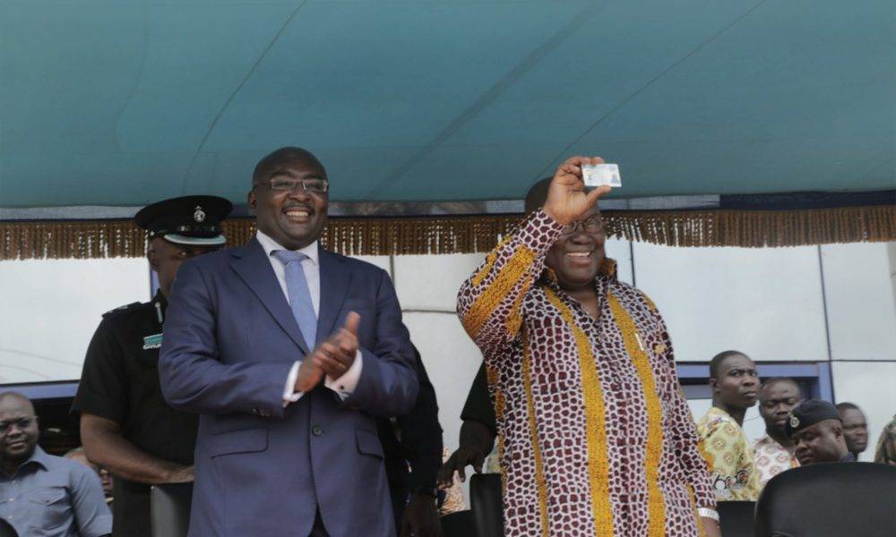 Nana Addo receives first National ID card as NIA registration kicks off
