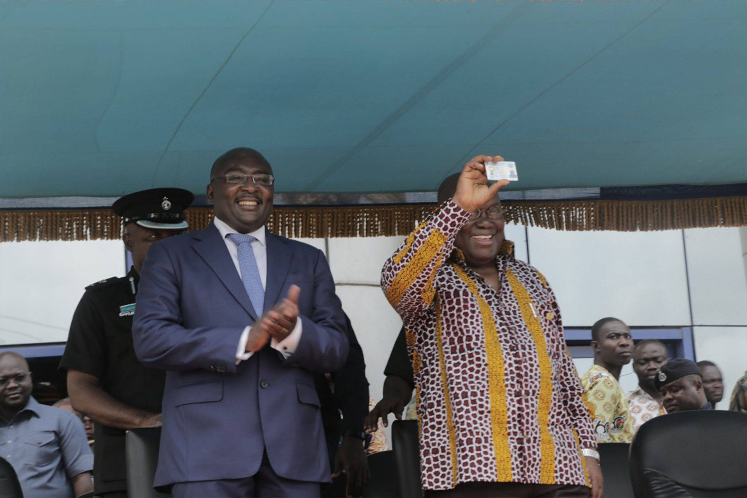 Nana Addo receives first National ID card as NIA registration kicks off