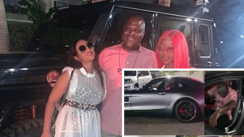 Ibrahim Mahama shows off his rough-riding skills