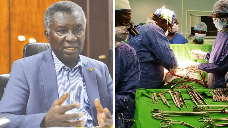 Prof. Frimpong Boateng still performs an open heart surgeries
