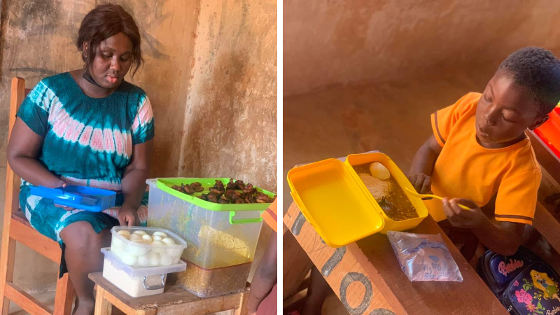 GES chases the female teacher who claims she uses her salary to feed poor students to punish her