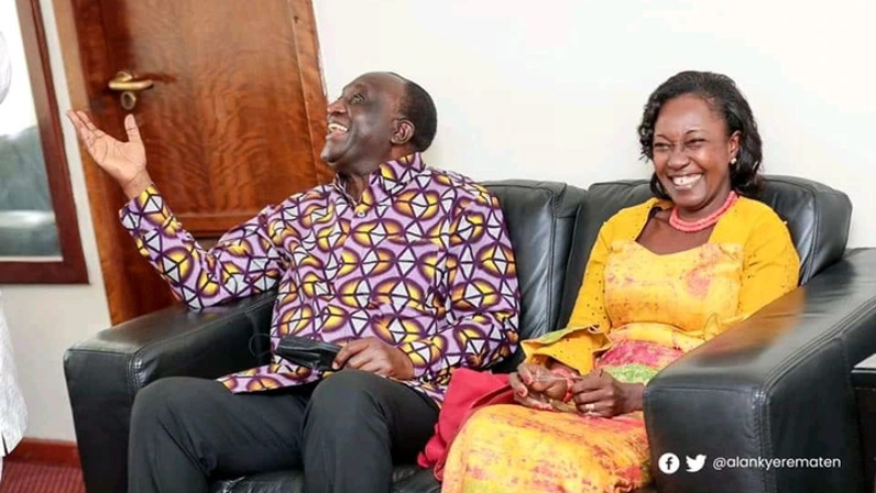 Alan Kyeremanteng and wife