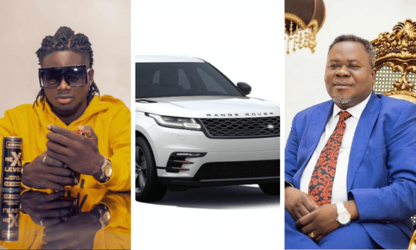 Dr. Kwaku Oteng surprises Kuami Eugene with brand new Range Rover Velar 2020