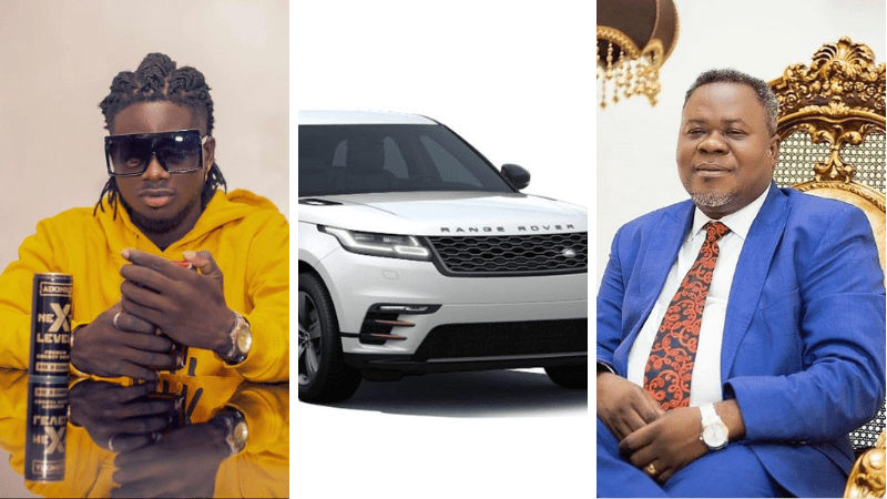 Dr. Kwaku Oteng surprises Kuami Eugene with brand new Range Rover Velar 2020