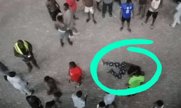 Service Personnel falls from 4th Floor