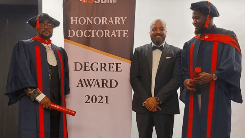 African Business Leaders Awarded Honorary Doctorate Degrees in Dubai, UAE