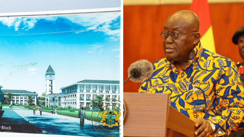 Akufo-Addo cuts sod for $60 million Phase 2 expansion project at UHAS