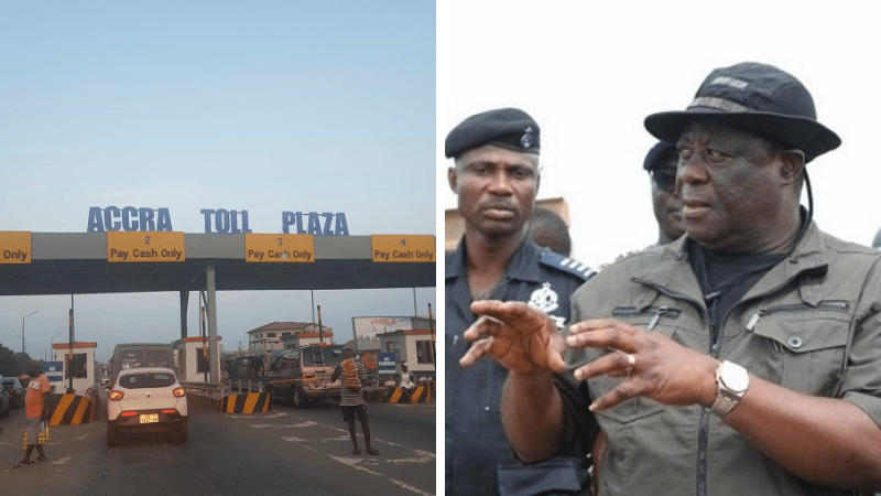 all toll booths in the country to shut down