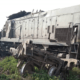 Two trains carrying manganese collide