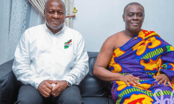 Dormaahene finally reveals his political party