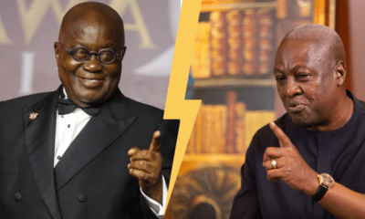 Nana Addo punches Mahama