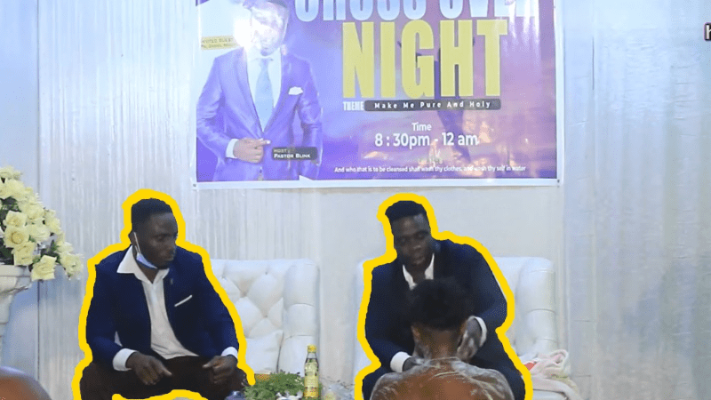 Pastor Blinks baths church members naked