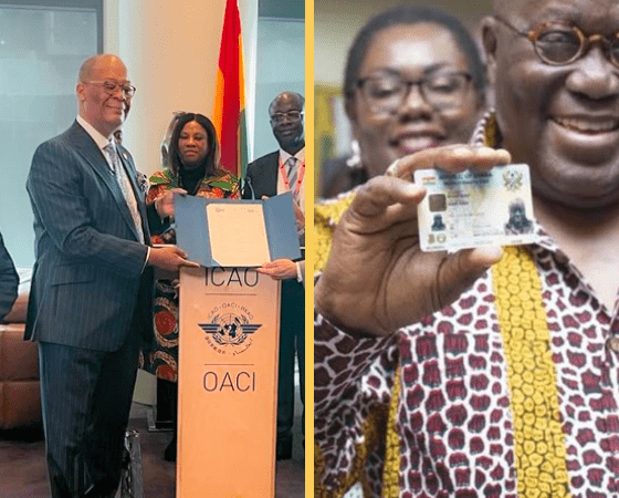 We haven't certified Ghana Card for International travels
