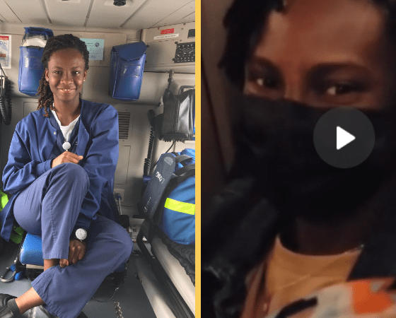 Ghanaian nurse who helped deliver a baby on a plane