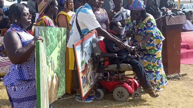 Akufo-Addo donates GHC20,000 to a man