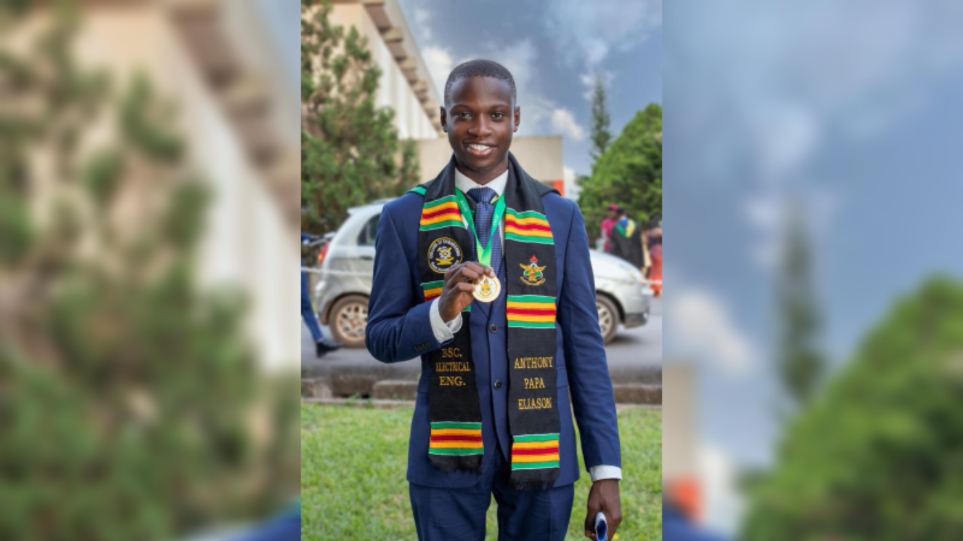 NSMQ Champion Anthony Papa Eliason Graduates
