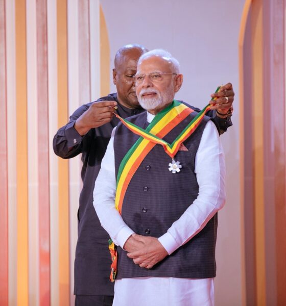 John Mahama crowns Modi