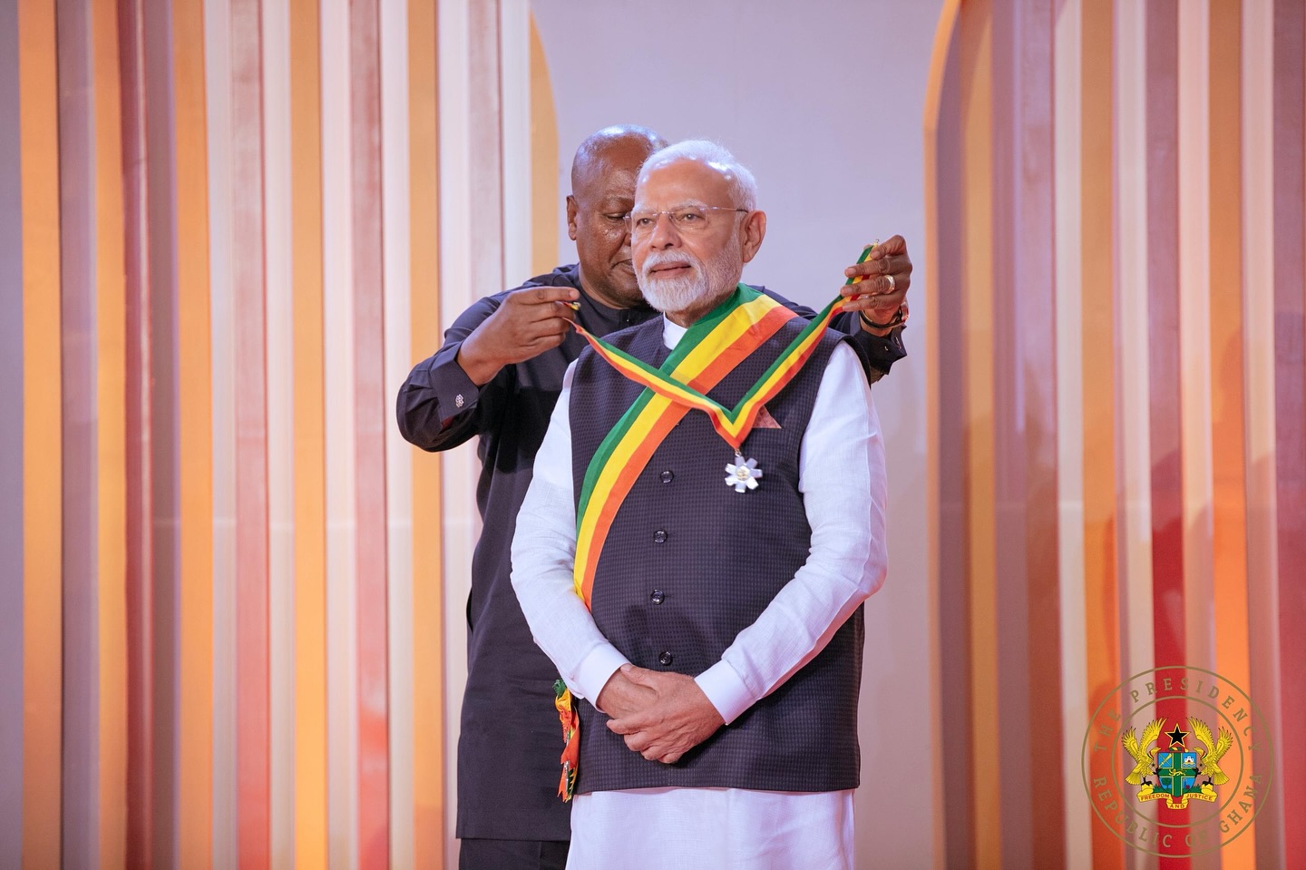 John Mahama crowns Modi