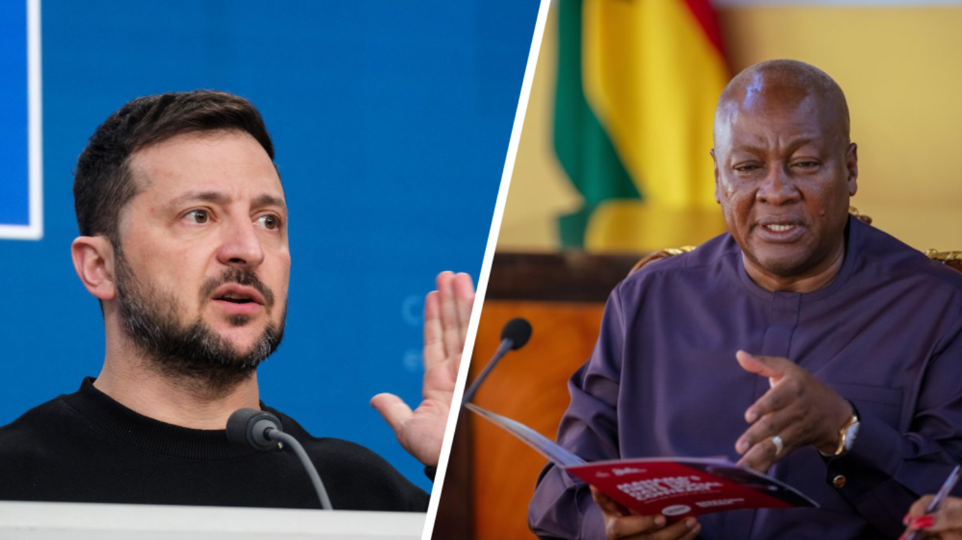 President Zelensky Holds Talks with Ghana’s President Mahama